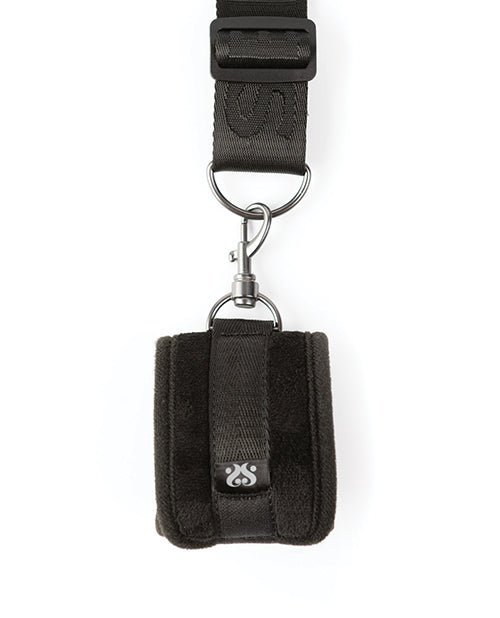 Sei Mio Doorway Play Adjustable Over Door Cuff Restraints - Black | Shop Lowest Prices at fonlove.shop