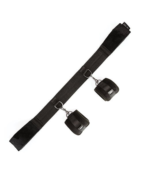 Sei Mio Spread the Love Ankle Spreader Bar w/Wrist Cuffs - Black | Shop Lowest Prices at fonlove.shop
