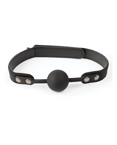 Sei Mio Strictly Come Quietly Soft Strap Silicone Ball Gage - Black | Shop Lowest Prices at fonlove.shop