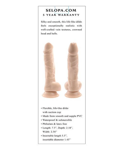 Selopa 6" Lifelike Dildo | Shop Lowest Prices at fonlove.shop