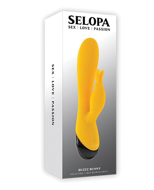 Selopa Buzzz Bunny Rabbit Vibrator - Yellow/Black | Shop Lowest Prices at fonlove.shop