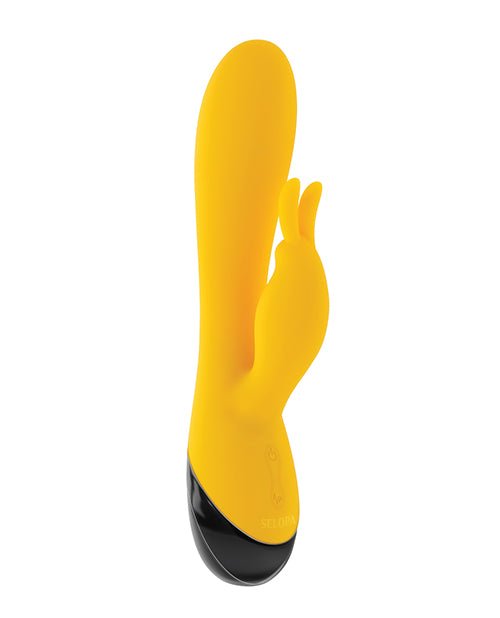 Selopa Buzzz Bunny Rabbit Vibrator - Yellow/Black | Shop Lowest Prices at fonlove.shop