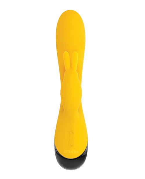Selopa Buzzz Bunny Rabbit Vibrator - Yellow/Black | Shop Lowest Prices at fonlove.shop