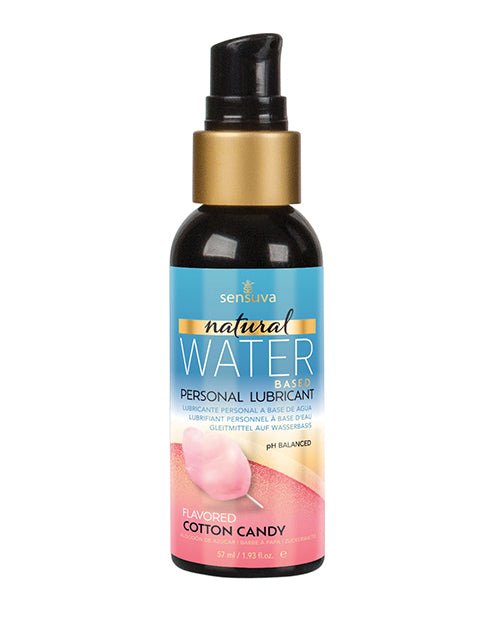 Sensuva Natural Water Based Personal Lubricant - 2 oz Cotton Candy | Shop Lowest Prices at fonlove.shop