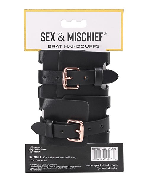 Sex & Mischief Brat Handcuffs | Shop Lowest Prices at fonlove.shop