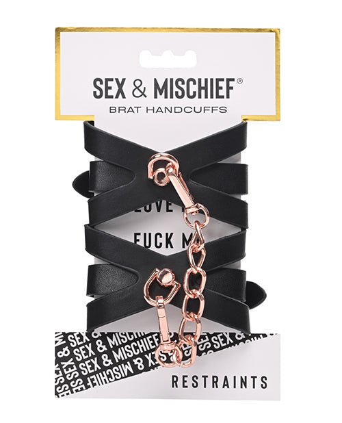 Sex & Mischief Brat Handcuffs | Shop Lowest Prices at fonlove.shop