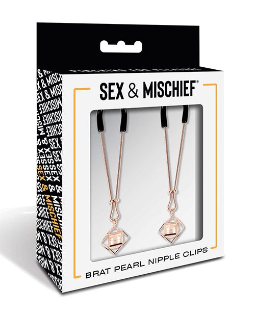 Sex & Mischief Brat Pearl Nipple Clips | Shop Lowest Prices at fonlove.shop