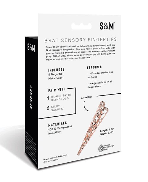 Sex & Mischief Brat Sensory Fingertips | Shop Lowest Prices at fonlove.shop