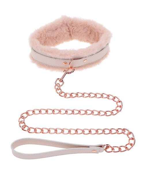 Sex & Mischief Peaches 'n CreaMe Fur Collar & Leash | Shop Lowest Prices at fonlove.shop