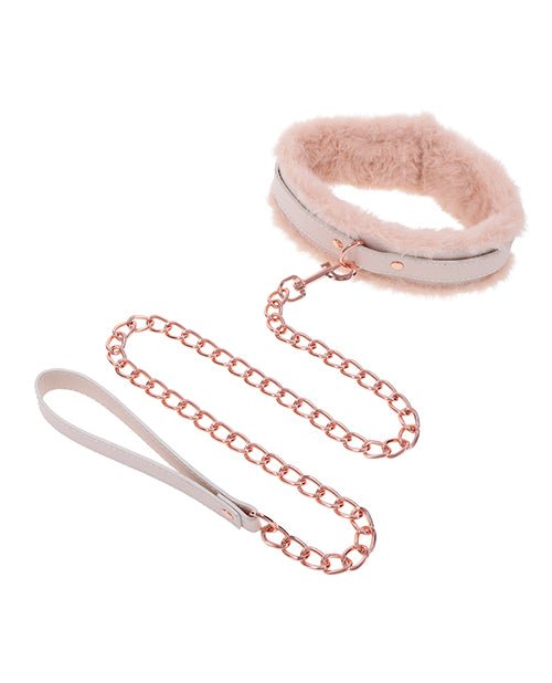 Sex & Mischief Peaches 'n CreaMe Fur Collar & Leash | Shop Lowest Prices at fonlove.shop
