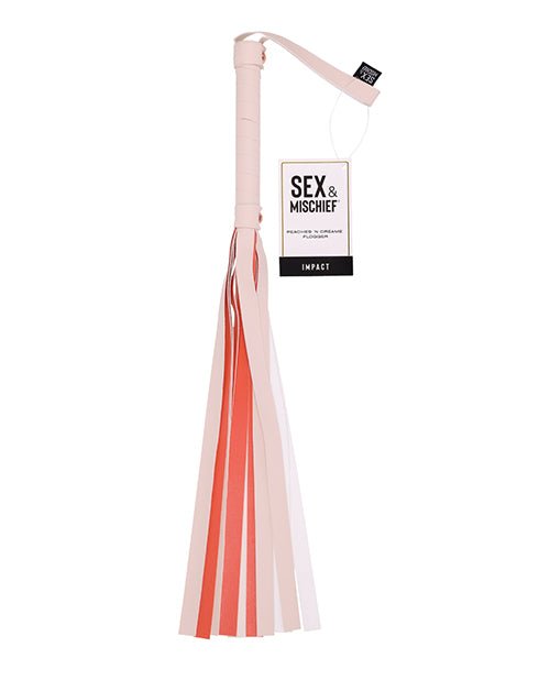Sex & Mischief Peaches 'n CreaMe Stripe Flogger | Shop Lowest Prices at fonlove.shop