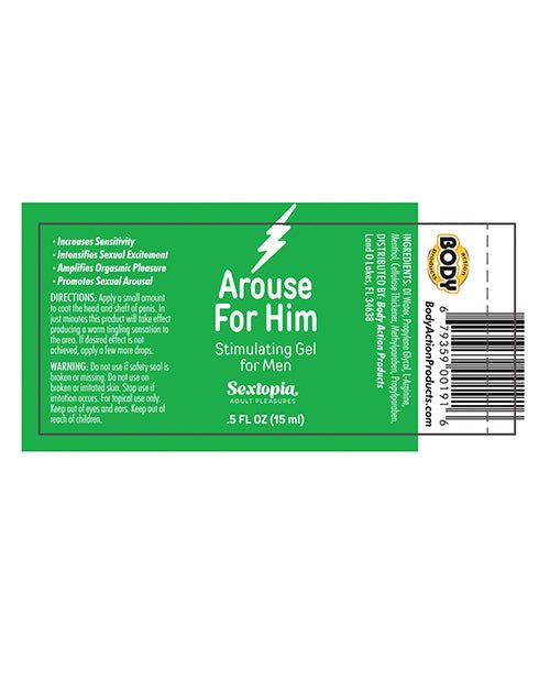 Sextopia Arouse For Him Stimulating Gel - 1/2 oz Bottle | Shop Lowest Prices at fonlove.shop