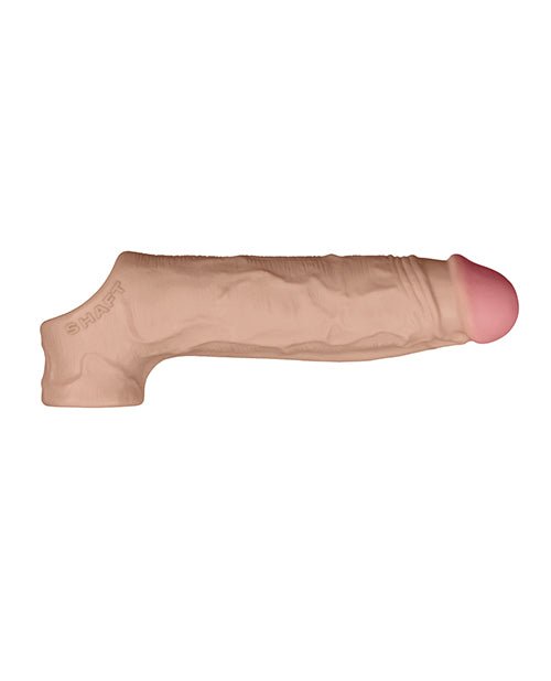 Shaft Flexskin Liquid Silicone 8.8" Vibrating Sheath - Pine | Shop Lowest Prices at fonlove.shop