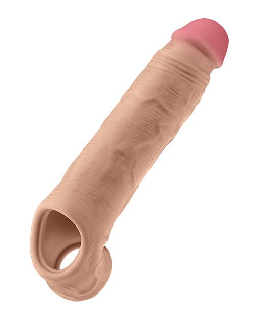 Shaft Flexskin Liquid Silicone 8.8" Vibrating Sheath - Pine | Shop Lowest Prices at fonlove.shop