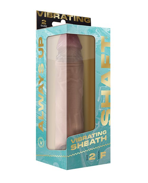 Shaft Flexskin Liquid Silicone 8.8" Vibrating Sheath - Pine | Shop Lowest Prices at fonlove.shop