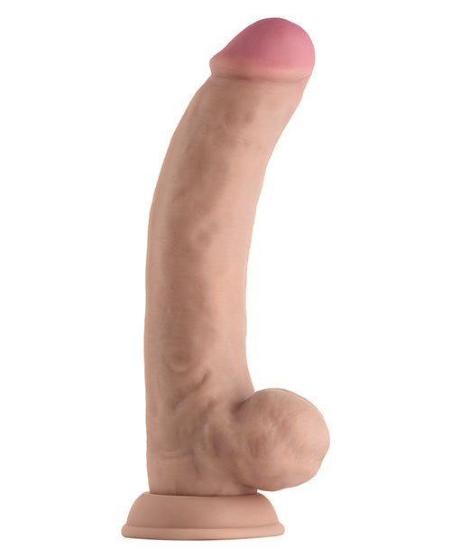 Shaft Model C Flexskin Liquid Silicone 9.5" Curved Dong W/balls | Shop Lowest Prices at fonlove.shop