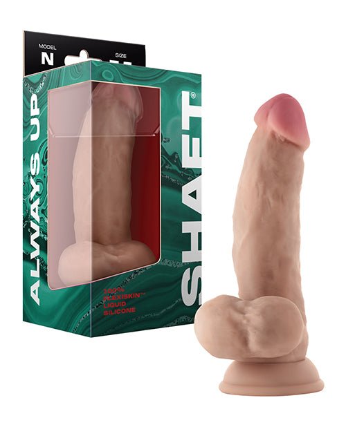 Shaft Model N Flexskin Liquid Silicone 7.5" Side Curve Dong W/balls | Shop Lowest Prices at fonlove.shop