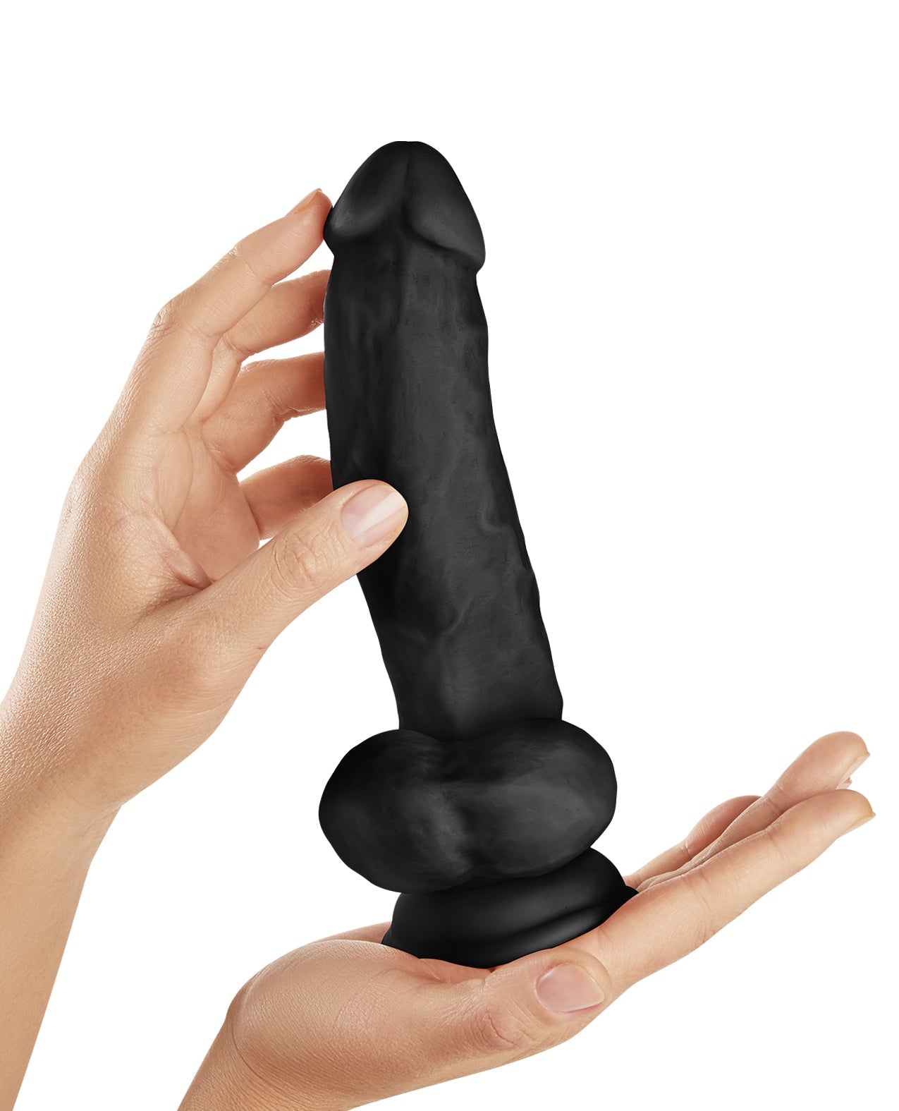 Shaft Model N Flexskin Liquid Silicone 9.5" Side Curve Dong w/Balls | Shop Lowest Prices at fonlove.shop