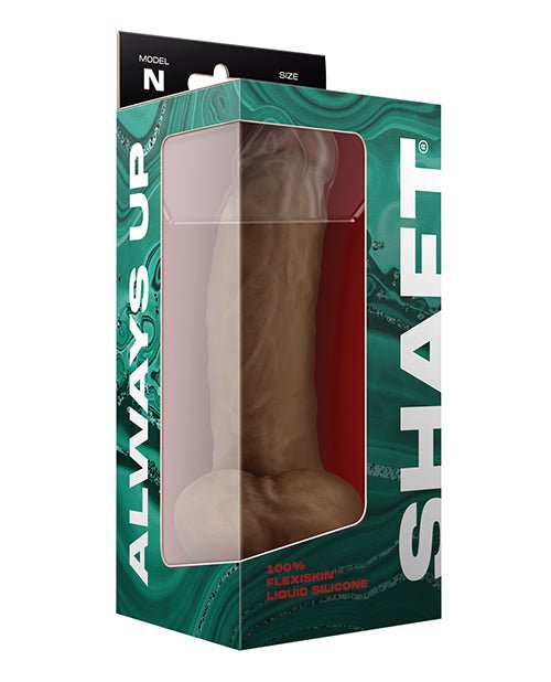 Shaft Model N Flexskin Liquid Silicone Dong W/balls - Oak | Shop Lowest Prices at fonlove.shop