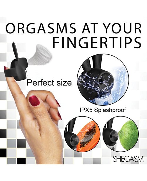 Shegasm Sucky Bunny Clit Stimulator - Black | Shop Lowest Prices at fonlove.shop