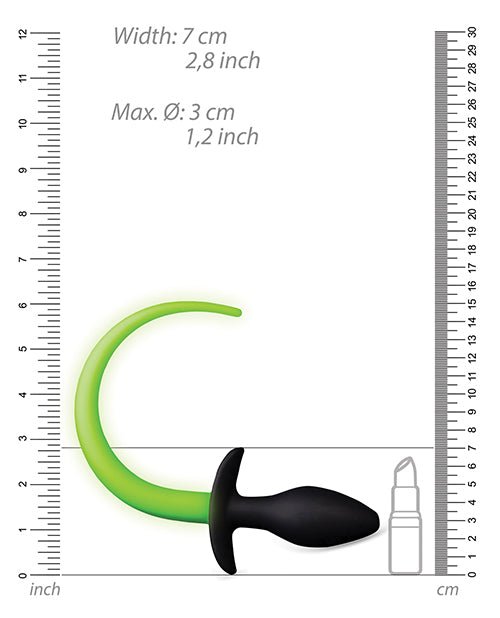Shots Ouch Puppy Tail Plug - Glow in the Dark | Shop Lowest Prices at fonlove.shop