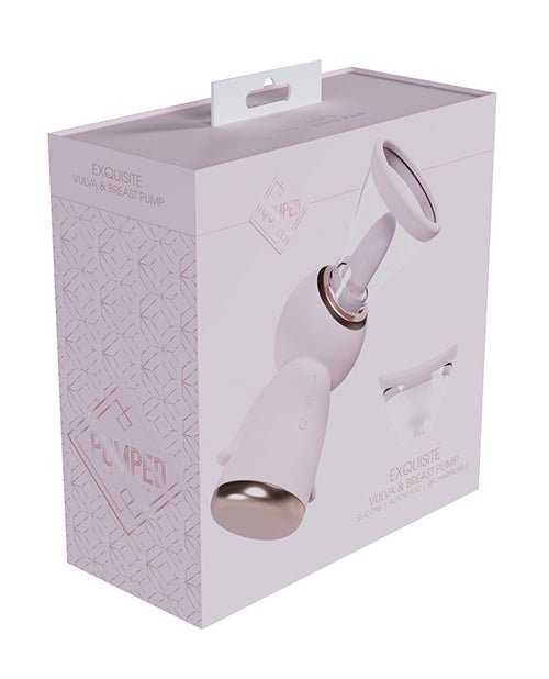 Shots Pumped Exquisite Rechargeable Vulva & Breast Pump - Pink | Shop Lowest Prices at fonlove.shop