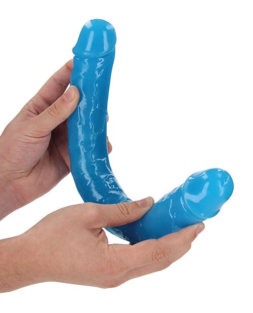 Shots Realrock 15" Double Dong Glow In The Dark | Shop Lowest Prices at fonlove.shop