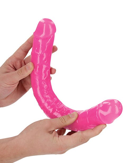 Shots Realrock 15" Double Dong Glow In The Dark | Shop Lowest Prices at fonlove.shop