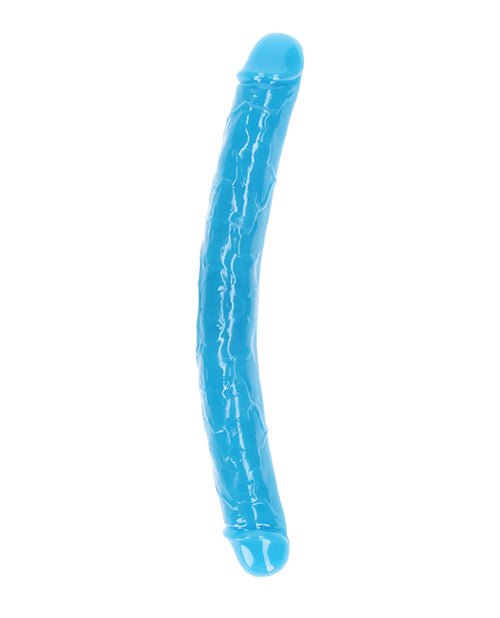 Shots Realrock 15" Double Dong Glow In The Dark | Shop Lowest Prices at fonlove.shop