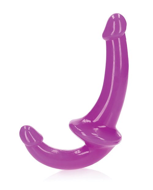Shots RealRock 6" Strapless Strap On Glow in the Dark - Neon Purple | Shop Lowest Prices at fonlove.shop