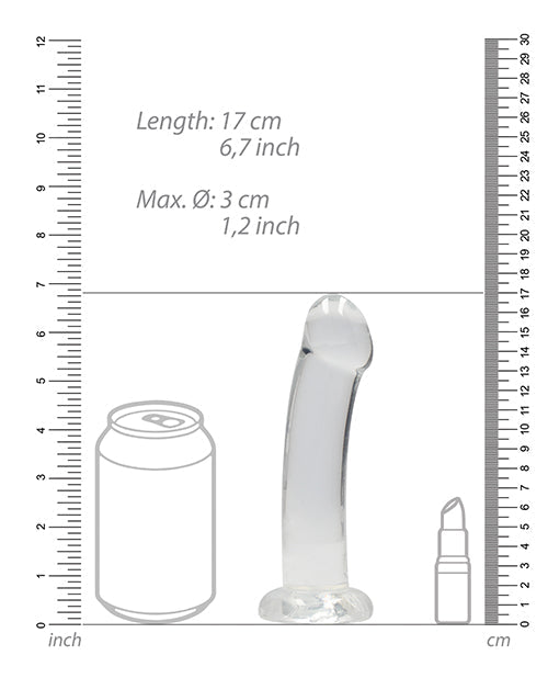 Shots Realrock Crystal Clear 7" Dildo | Shop Lowest Prices at fonlove.shop