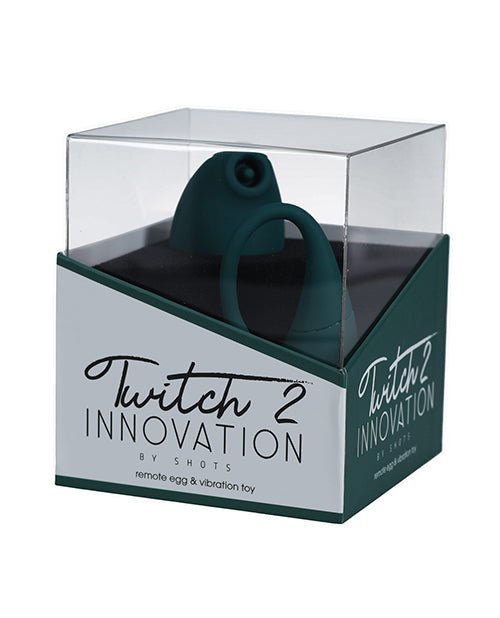 Shots Twitch 2 Vibrator w/Remote Control Vibrating Egg - Forest Green | Shop Lowest Prices at fonlove.shop