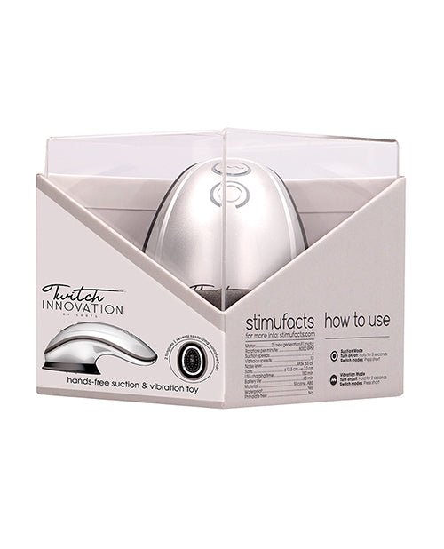 Shots Twitch Innovation Hands Free Clitoral Stimulator - Silver | Shop Lowest Prices at fonlove.shop
