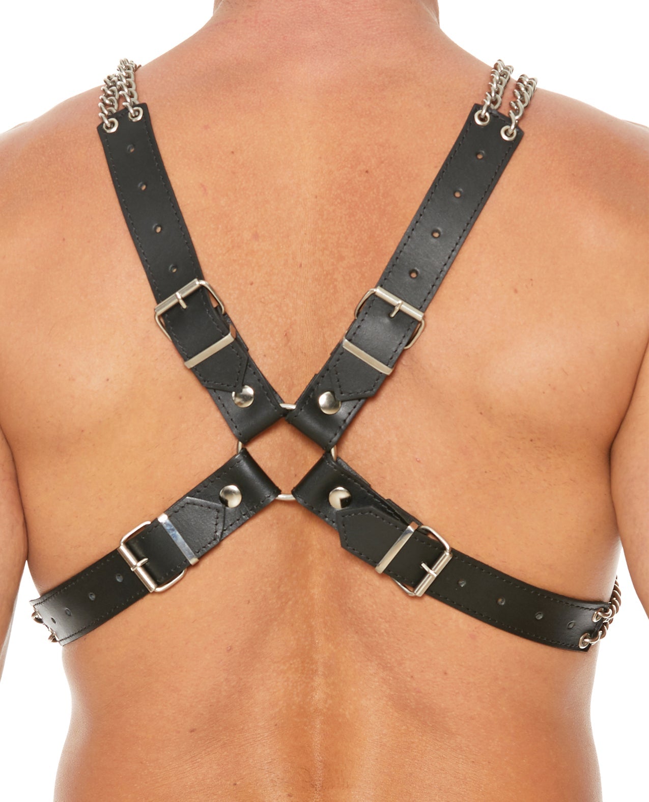 Shots Uomo Chain & Chain Harness - Black | Shop Lowest Prices at fonlove.shop