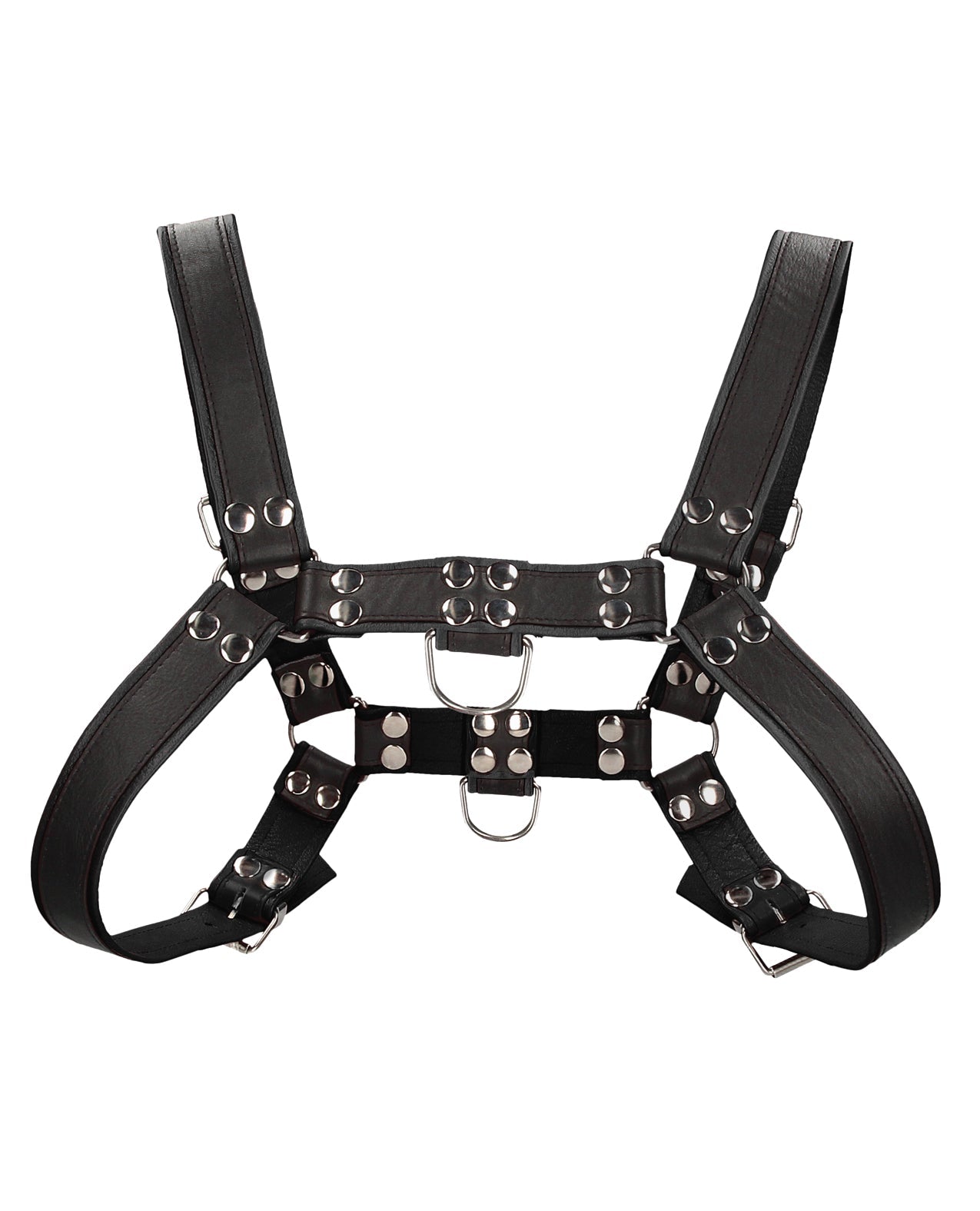 Shots Uomo Chest Bulldog Harness Large/XLarge - Black | Shop Lowest Prices at fonlove.shop