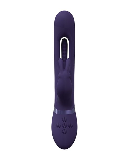 Shots Vive Mika Flapping Tongue Rabbit Vibrator - Purple | Shop Lowest Prices at fonlove.shop