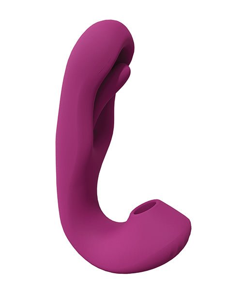 Shots Vive Yuna Dual Action Airwave Vibrator & G - Spot Stimulator - Pink | Shop Lowest Prices at fonlove.shop