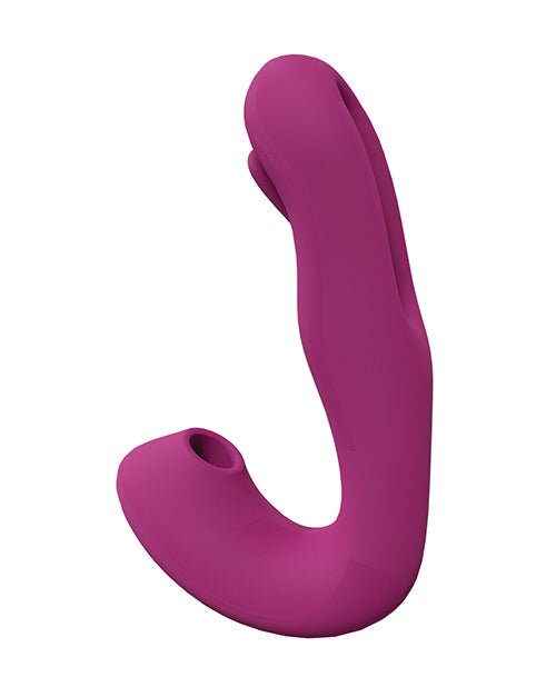 Shots Vive Yuna Dual Action Airwave Vibrator & G - Spot Stimulator - Pink | Shop Lowest Prices at fonlove.shop