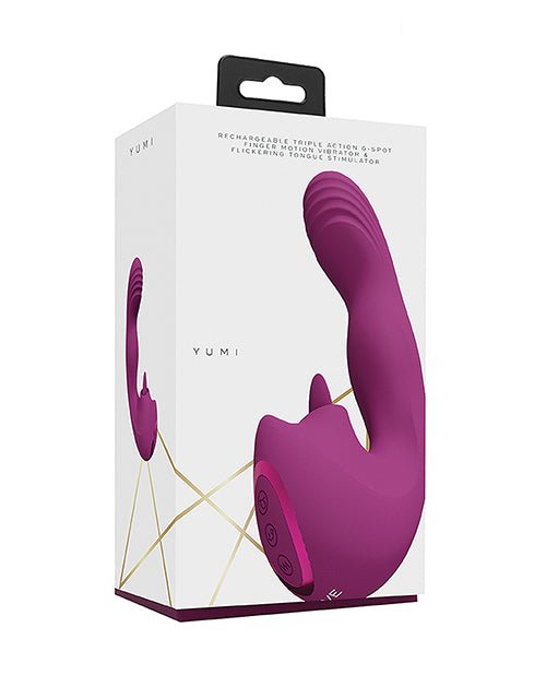 Shots Yumi Triple Action G - Spot Vibrator & Stimulator - Pink | Shop Lowest Prices at fonlove.shop