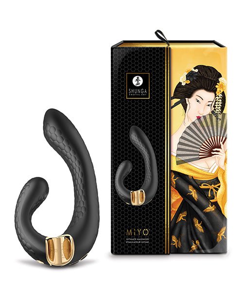Shunga Miyo Intimate Massager - Black | Shop Lowest Prices at fonlove.shop