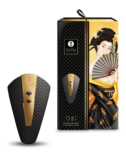 Shunga Obi Intimate Massager - Black | Shop Lowest Prices at fonlove.shop