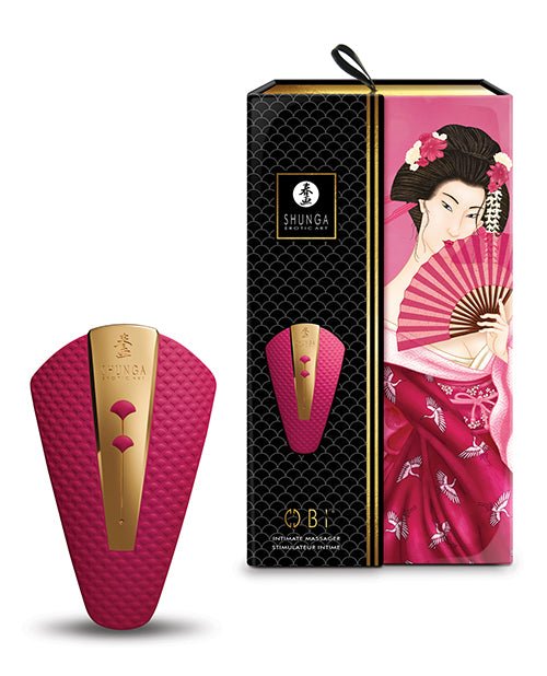 Shunga Obi Intimate Massager - Raspberry | Shop Lowest Prices at fonlove.shop