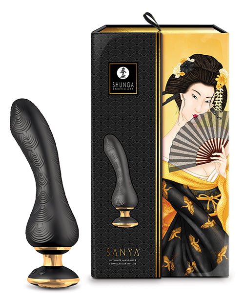 Shunga Sanya Intimate Massager - Black | Shop Lowest Prices at fonlove.shop