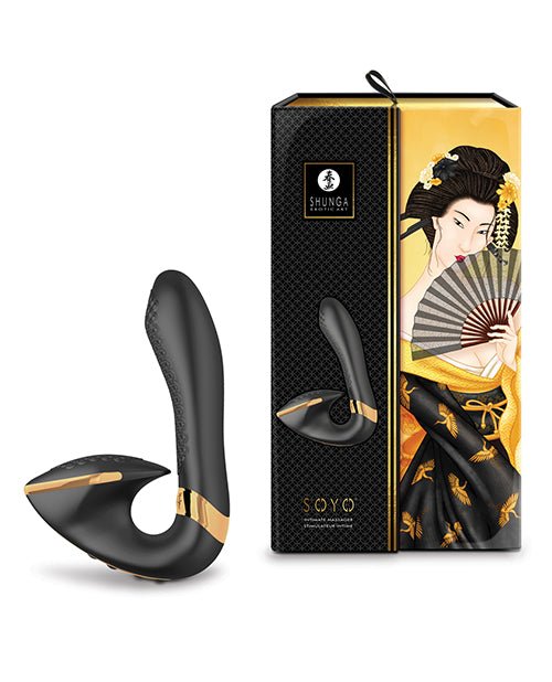 Shunga Soyo Intimate Massager - Black | Shop Lowest Prices at fonlove.shop