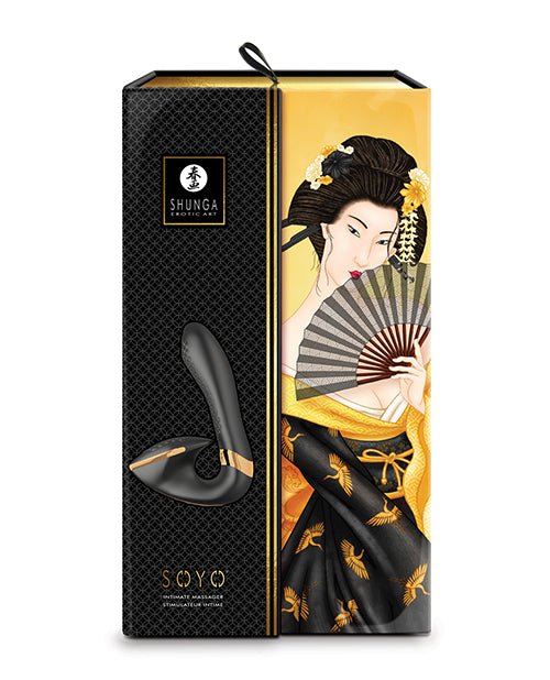 Shunga Soyo Intimate Massager - Black | Shop Lowest Prices at fonlove.shop