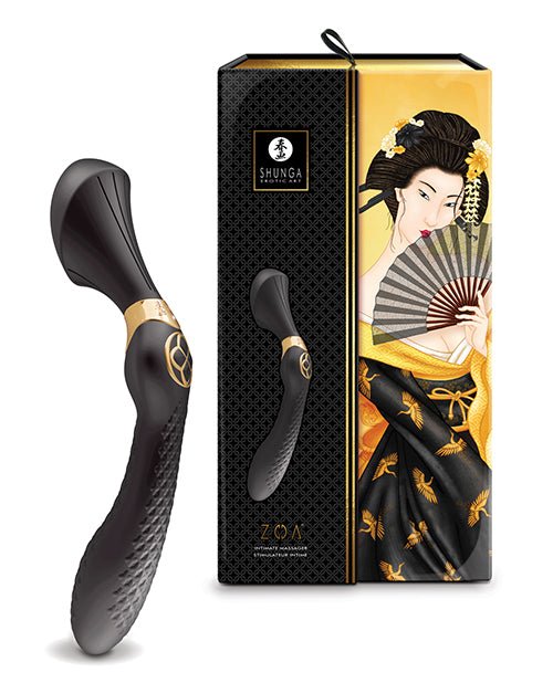 Shunga Zoa Intimate Massager - Black | Shop Lowest Prices at fonlove.shop