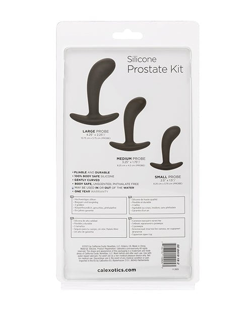 Silicone Anal Training Prostate Kit - Black | Shop Lowest Prices at fonlove.shop