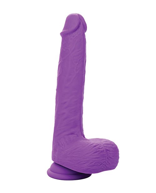 Silicone Studs Rechargeable Gyrating & Thrusting Vibrator - Purple | Shop Lowest Prices at fonlove.shop