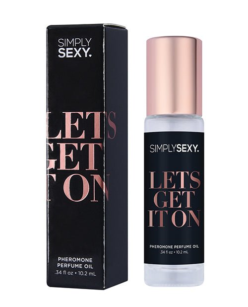 Simply Sexy Pheromone Perfume Oil Roll On - .34 oz Let's Get It On | Shop Lowest Prices at fonlove.shop