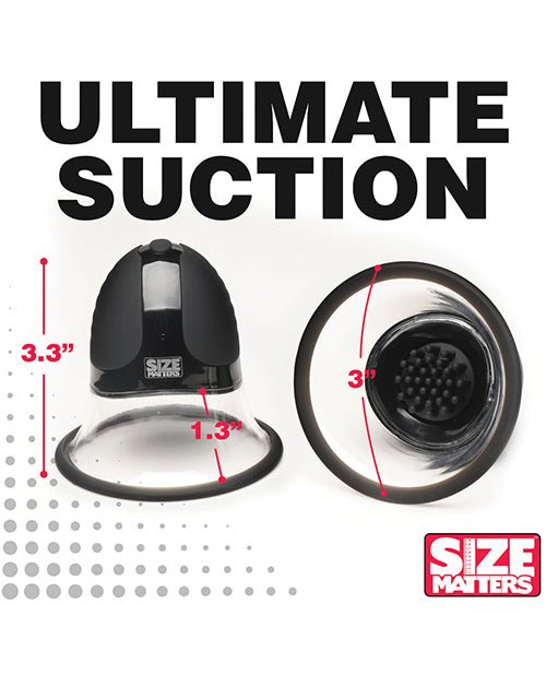 Size Matters 10X Rotating Silicone Nipple Suckers w/ 4 Attachments - Black | Shop Lowest Prices at fonlove.shop